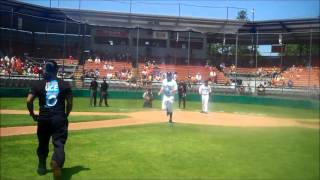 WWEs Uso Brothers Throw out First Pitches at Rochester Honkers Game [upl. by Lib]