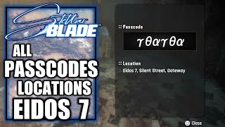 Stellar Blade  All Passcode Locations Eidos 7 [upl. by Alby762]