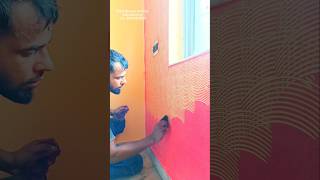 combing texture asian paints shorts trending viralvideo painting [upl. by Spooner]