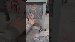 Adding decoupage designs to a vintage vanity [upl. by Columba187]