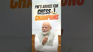 What did PM Modi advise to Indian chess grandmasters  shorts [upl. by Rawdan]