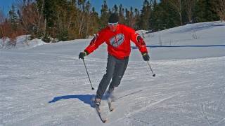 Improving your telemark turn on cross country skis [upl. by Balduin362]