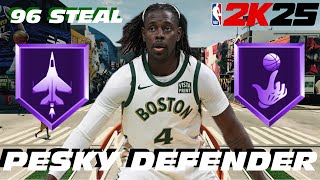 BEST BUILD NBA 2K25 PESKY DEFENDER POINT GUARD is BROKEN The BEST LOCKDOWN POINT GUARD BUILD 2K25 [upl. by Caia]