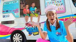 Vlad and Niki in the Moms Ice Cream Truck  Funny stories for kids [upl. by Werdma]