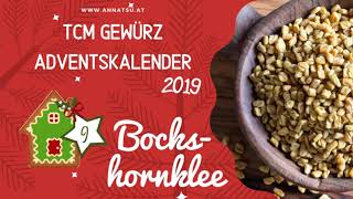 GEWÜRZ ADVENTSKALENDER aus der TCM  Türchen 9 Bockshornklee [upl. by Danit801]