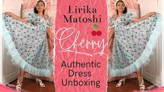 Lirika Matoshi Cherry Baby Blue Dress Unboxing 🎀 [upl. by Ecirtnuahs552]