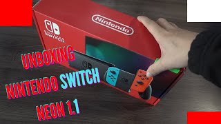 NINTENDO SWITCH NEON 11  UNBOXING ESTA CONSOLA AUN VIVE [upl. by Glick895]