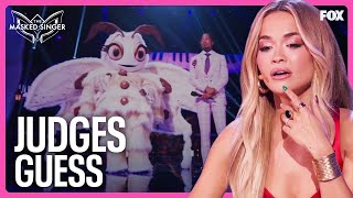 Judges Guess for Poodle Moth  Season 11  The Masked Singer [upl. by Bonis]