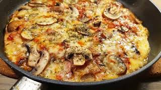 LowCarb Pizza  Eiweißpizza  Proteinpizza  mehr Protein geht nicht [upl. by Perreault258]