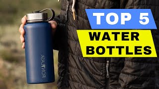 TOP 5 BEST WATER BOTTLE 2024 REVIEW  SMART INSULATED GLASS PLASTIC STAINLESS STEEL BOTTLES [upl. by Ahseiyk]