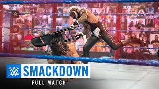 FULL MATCH Roman Reigns vs Rey Mysterio — Universal Title Hell in a Cell Match SmackDown 2021 [upl. by Bellis34]