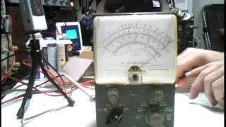 Heathkit V7 VTVM Repair [upl. by Ellekcim]