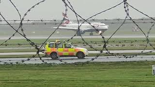 British Airways A319 Landing Into Manchester Airport [upl. by Estele485]