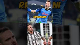 Juventus vs Napoli ⚽ La sfida tra calciatori ruolo per ruolo [upl. by Vivie]