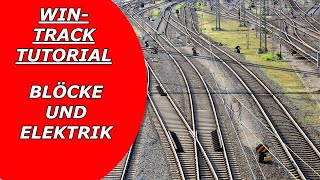 7WinTrack Tutorial Gleisplan Software Modelleisenbahn Blöcke und Elektrik [upl. by Anerec]