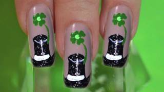 New Year Nail Art Design Tutorial  Silvesternägel [upl. by Acinyt]