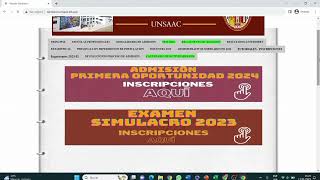 Todo sobre INSCRIPCION SIMULACRO ADMISION UNSAAC 2024 PRIMERA OPORTUNIDAD [upl. by Alf]