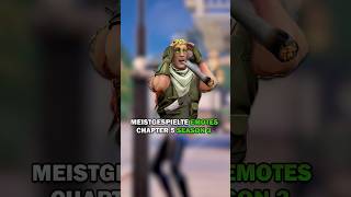 FORTNITE meistgespielte EMOTES chapter 5 season 3 [upl. by Llieno]