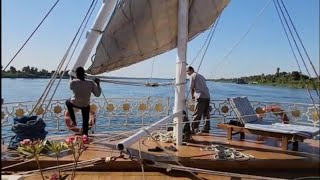 OAT Egypt amp the Eternal Nile Apr 23 Aboard Dahabiya Boat7 days 150 miles on Nile Luxor to Aswan [upl. by Lemor]