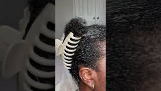 Twostep protein treatment proteintreatment 4chair curlyhair blackgirlaesthetic [upl. by Hadria]