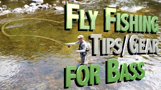 Fly Fishing Bass Tips Techniques and Gear [upl. by Terrab]