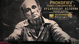 Prokofiev Piano Concerto No 5 in G Major Op 55 reference recording Sviatoslav Richter  1959 [upl. by Nnayllek]