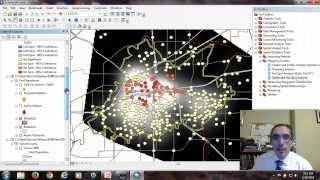 Identifying Clusters 4  Cluster Analysis of Incident Points in ArcGIS 102 [upl. by Manwell616]