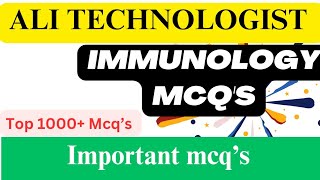 IMMUNOLOGY MCQ’S1Gimmunesystem immunity pharmad kmucat quiz cat autoimmunedisease mcq exam [upl. by Adnole]