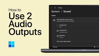 How To Use 2 Audio Outputs At The Same Time on Windows [upl. by Jeremias777]