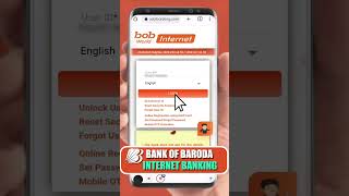 Bank Of Baroda Internet Banking Registration Online shorts [upl. by Akihdar]