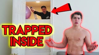 TRAPPING BEST FRIEND IN ROOM  revenge prank  Sam Golbach [upl. by O'Hara]