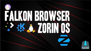 How to Install Falkon Browser on Zorin OS  Falkon Browser on Zorin 153  Linux Browser Install [upl. by Silvestro]