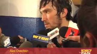 Washington Capitals vs Philadelphia Flyers Locker Room Interviews 011710 [upl. by Nosinned]