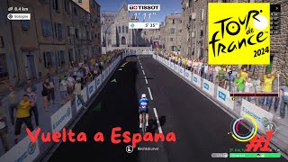 Tour de France 2024  Vuelta a Espana 1  Vuelta Sieg mit Enric Mas [upl. by Lebaron]