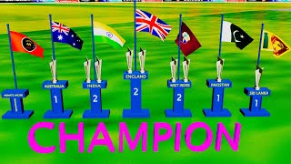 ICC T20 World cup winners team list 2007 to 2024 t20worldcup cricket t20cupwinner [upl. by Anahpets]