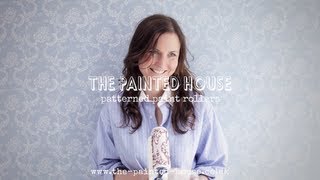 The Painted House  Patterned Paint Rollers  Walls Furniture amp Fabric wwwthepaintedhousecouk [upl. by Latsirc602]