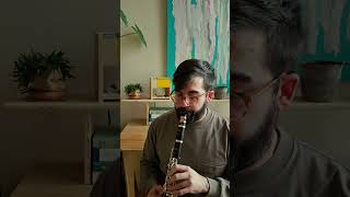 Multiphonic Descending Sequence on Solo Clarinet from quotLake Heritagequot 2022 shorts [upl. by Nonnad]