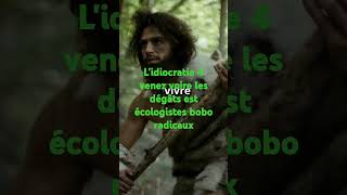 environnement extremisme ecologie debatimpossible idiocratie jancovici shortsyoutube humour [upl. by Sedrul]