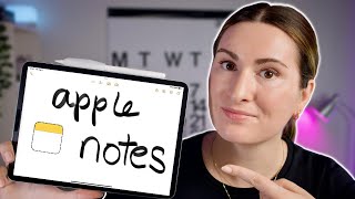 Apple Notes the ONLY notes app you NEED  tips for students and everyone else too [upl. by Gonzalez884]