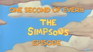 One Second of Every Simpsons Episode Seasons 18 [upl. by Huai]