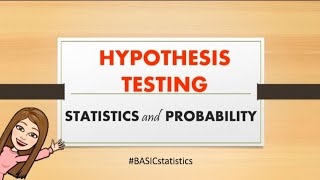 Hypothesis Testing amp Twotailed and Onetailed Test tagalog and basic [upl. by Htiel]