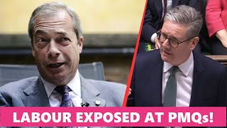 Watch as Nigel Farage exposed Labour’s hypocrisy at PMQs [upl. by Brentt655]