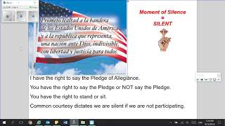 The U S Pledge in Spanish [upl. by Noemi]