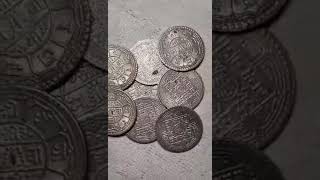 Nepal silver coincoincollection coin money antique nepal shorts trending shortsvideo [upl. by Leggett]