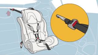 Installing ForwardFacing Car Seat with Seat Belt [upl. by Mcgray]