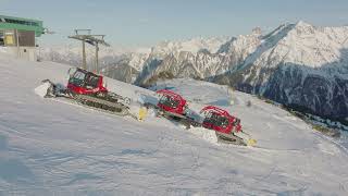 Brandnertal Bergbahnen  Pistenbully Flotte [upl. by Mariam]