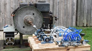 2 Zylinder Pneumatik Motor  Deutz MAH [upl. by Bonneau157]