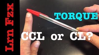 Clockwise vs Counterclockwise Torque Direction [upl. by Egag]