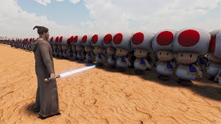 20000 LASER KNIGHTS vs 200000 TOAD  Ultimate Epic Battle Simulator 2  UEBS 2 [upl. by Atiluap]