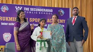 Won first prize in the under 35 kg weight category at the interschool competition in Hyderabad [upl. by Acinat]